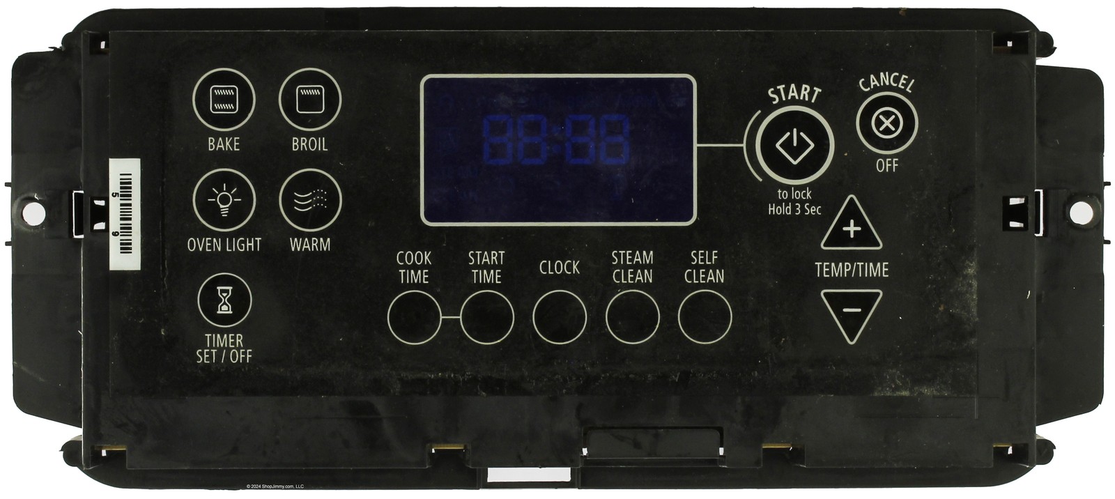 Whirlpool Range Control Board W10173524 with Black Overlay