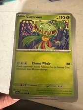CARNIVINE 004/086 C CHAOS RISING POKEMON NM/M