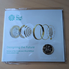 2017 Royal Mint British Nations of the Crown BU £1 One Pound Coin Pack Sealed