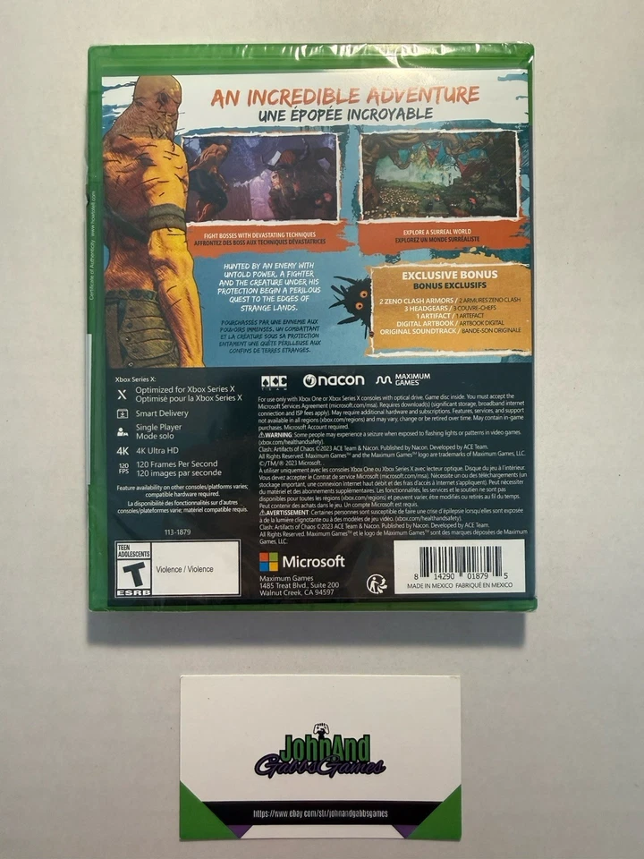 Clash: Artifact of Chaos - Zeno Edition (Xbox Series X) - Sealed Brand New - Image 2 of 2