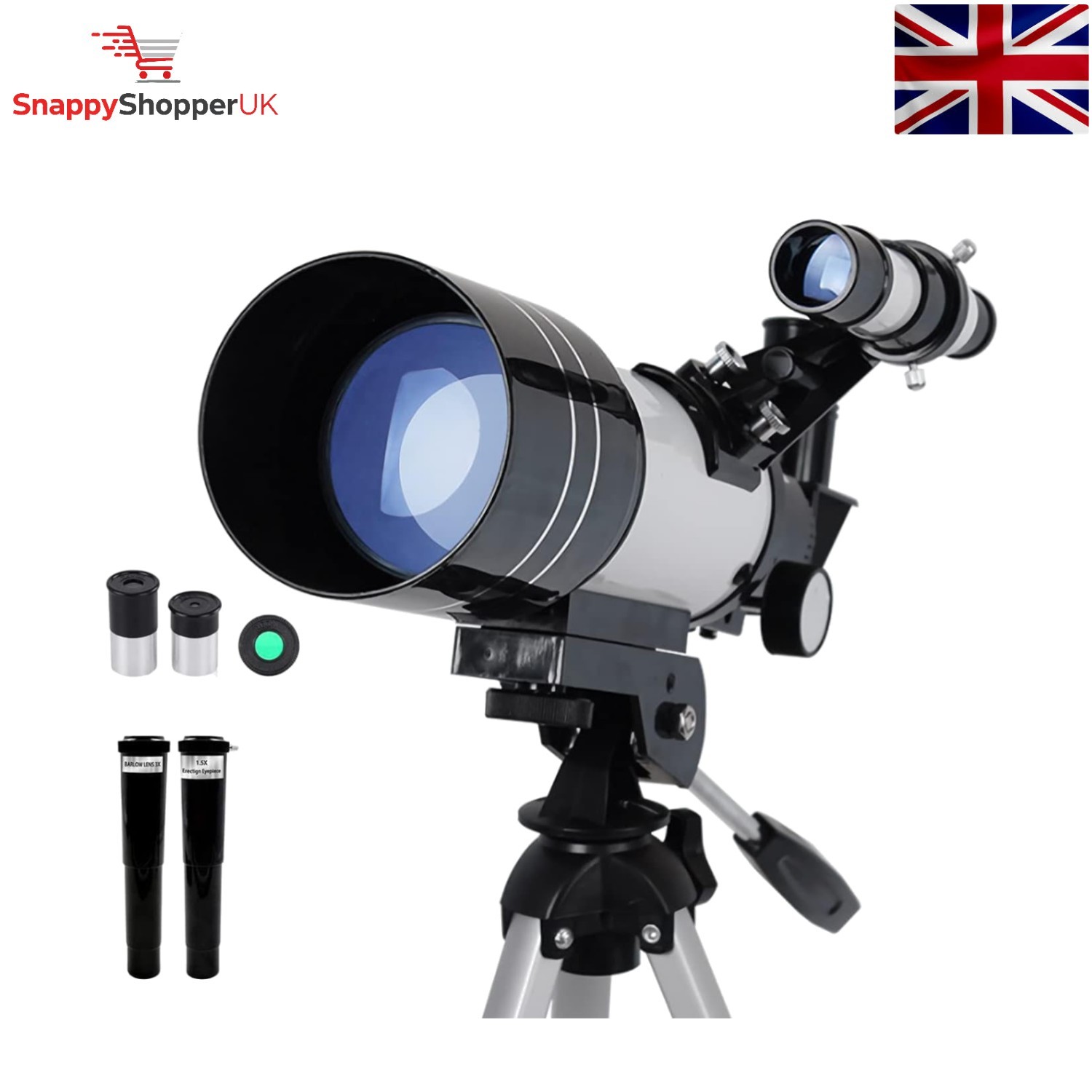 High-Definition 150X Portable Astronomical Telescope with Tripod & Finderscope
