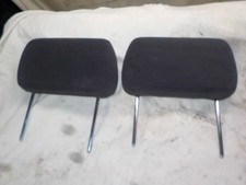 08-13 Chevy Silverado 1500 Ext Cab Pair Of Ebony Cloth Rear Seat Headrests