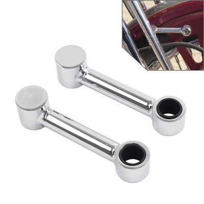 Chrome Front Mudguard Mount Bracket Kit For Harley Softail Springer FXSTS 93-06