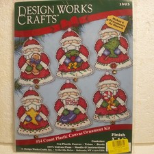 Design Works Crafts Santa's Gifts 1693 Counted Cross Stitch Ornament Kit