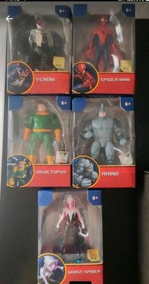 5 Marvel Actionfiguren 4 Zoll NEU/OVP.+Spiderman Deluxe Edition DVD NEUWERTIG 