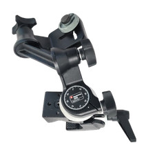 Manfrotto 056 3D Junior Camera Pan/Tilt Tripod Head w/ Manfrotto 035 Super Clamp