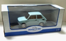 MODELCAR GROUP 1:18 AUTO DIE CAST FIAT 126 CELESTE LIGHT BLUE ART MCG18415MCW
