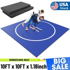 10x10 FT Home Wrestling Mat, Safe Play Mat for Jiu Jitsu, BJJ, MMA, Martial Arts