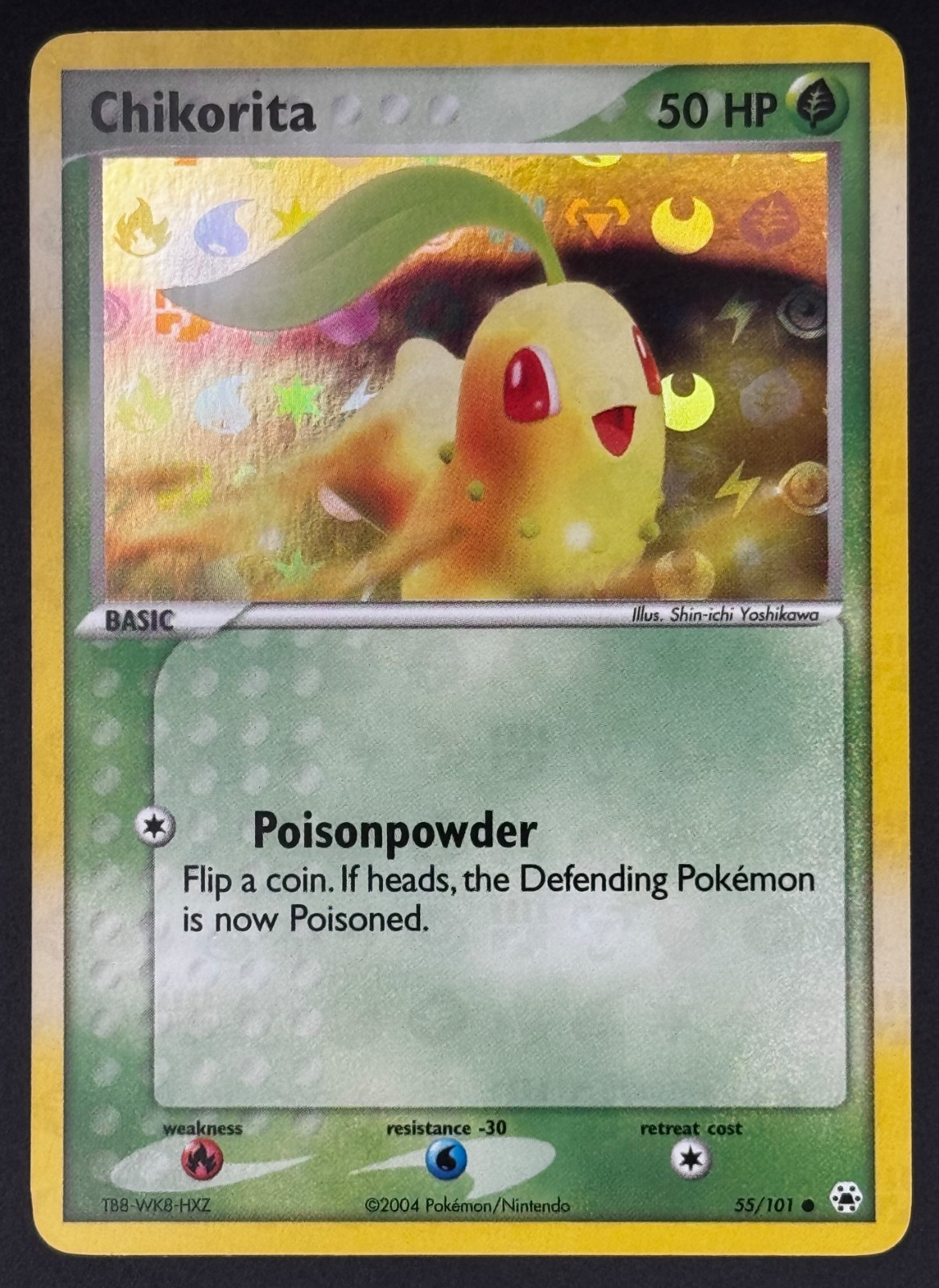 Pokemon TCG: Chikorita - 55/101 Hidden Legends Reverse Holo [NM]
