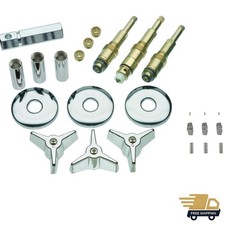 Complete Chrome Remodel Trim Kit for 3-Handle American Standard Faucets