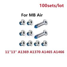 100sets/lot For MacBook Air 11" 13" A1369 A1370 A1465 A1466 Bottom Case Screw