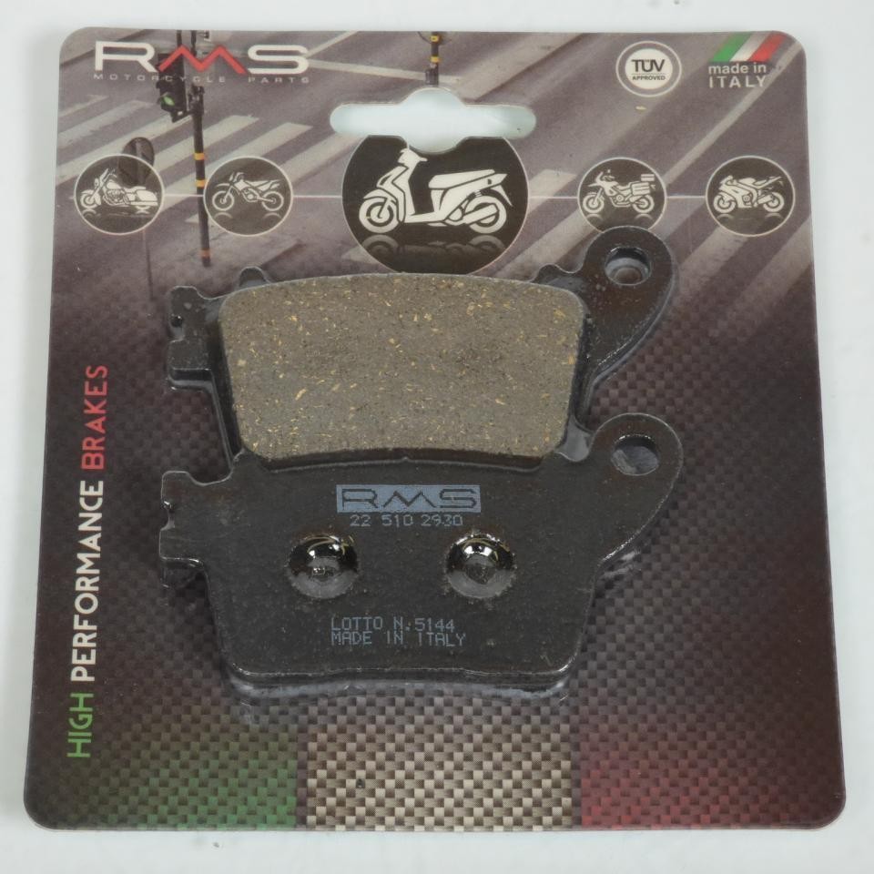 Plaquette de frein RMS moto Honda 600 CBR PC41J garniture arrière neuve 2012