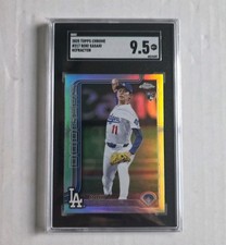 2025 Topps Chrome - Roki Sasaki (RC) Refractor - SGC 9.5 Mint+ Dodgers - Rookie