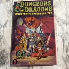 D&D Dungeons and Dragons TSR colorforms set