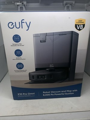 eufy X10 Pro Omni Robot Vacuum Cleaner & Dual Mops 8000Pa 