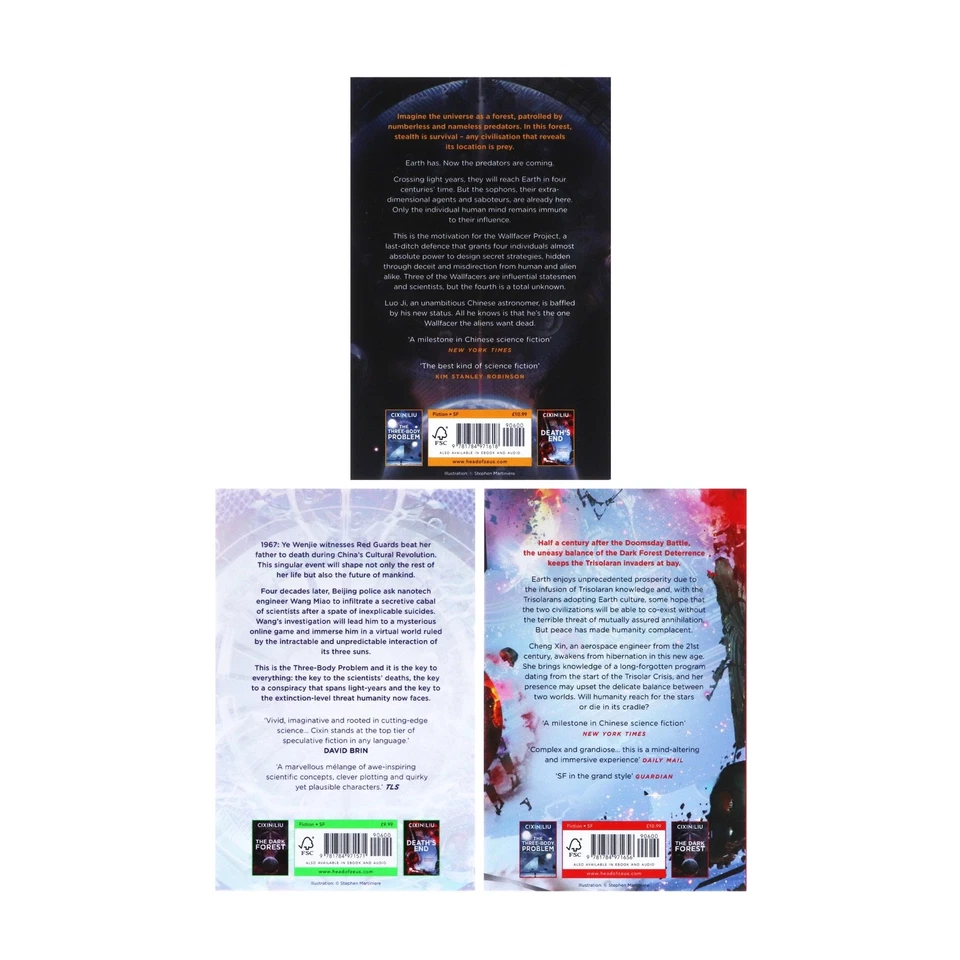 3 Body Problem by Cixin Liu Trilogy 3 Books Box Set - Fiction - Paperback - Image 3 of 4