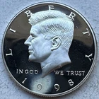 1998-S Kennedy Half Dollar Proof 90% Silver-INV#8593