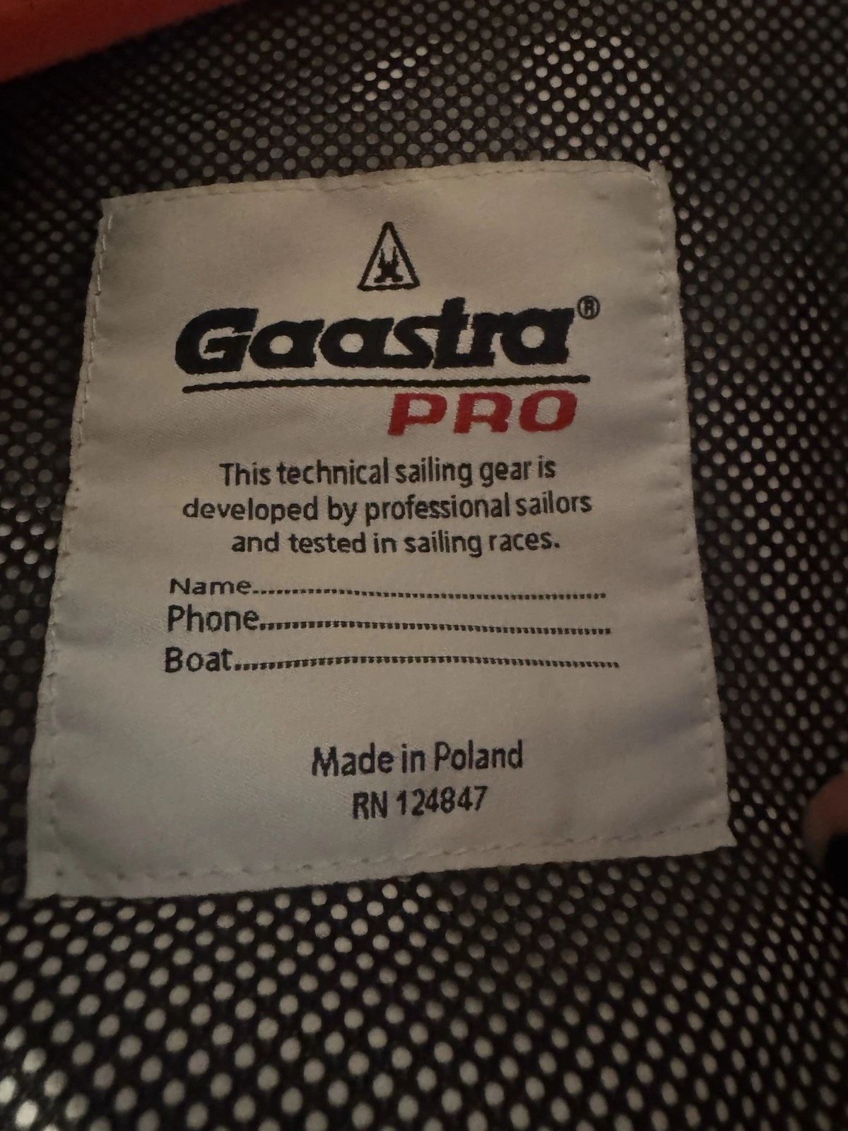 Gaastra Pro Team Brunel Gore-Tex Pro Sailing Jacket - Volvo Ocean Race - Men's L image 4