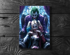 Harley Quinn Joker Batman DC Universe Comics Poster Print - No Frame