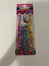 New Hello Kitty - 3 Pack Soft Toothbrush Set - Sanrio - Firefly 411