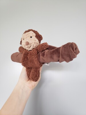 Little Jellycat Monkey Nugget Soother baby comforter blankie