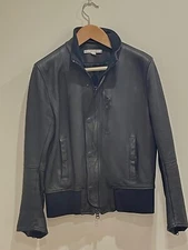 The Arrivals Bond Washed-Leather Moto Jacket