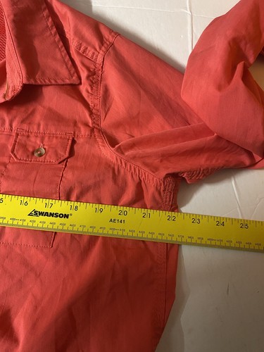 Carhartt Force Girls SZ Large 12/14 Relaxed Fit Polyester/Cotton Pink Vented - Picture 3 of 7