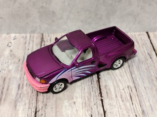 F4 Racing Champions Drag Racing Series #23 '97 Ford F-150, viola brillante 1:63 - Foto 11 di 13