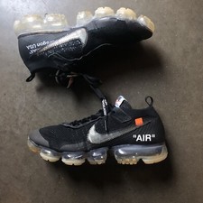 Men's 2018 Nike Air VaporMax X Off-White Black Total Crimson Sz 9 AA3831-002 
