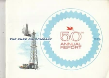 Rare 1963 Pure Oil Company 50th Annual Report - Board of Directors - 25 pages