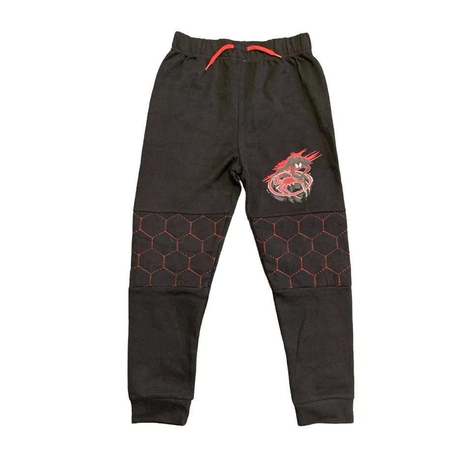 Marvel Boy Rojo/Negro Spiderverse Cremallera Completa Manga Larga Conjunto Activo Sudadera con Capucha y Pantalón Foto 3 de 3