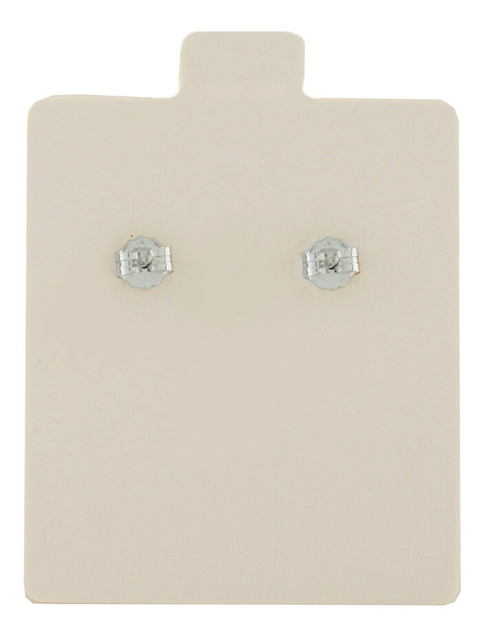 PENDIENTES DIAMANTES AZULES Y AMARILLOS GENUINOS ORO BLANCO 10K * Certificado GRATIS * Foto 3 de 4