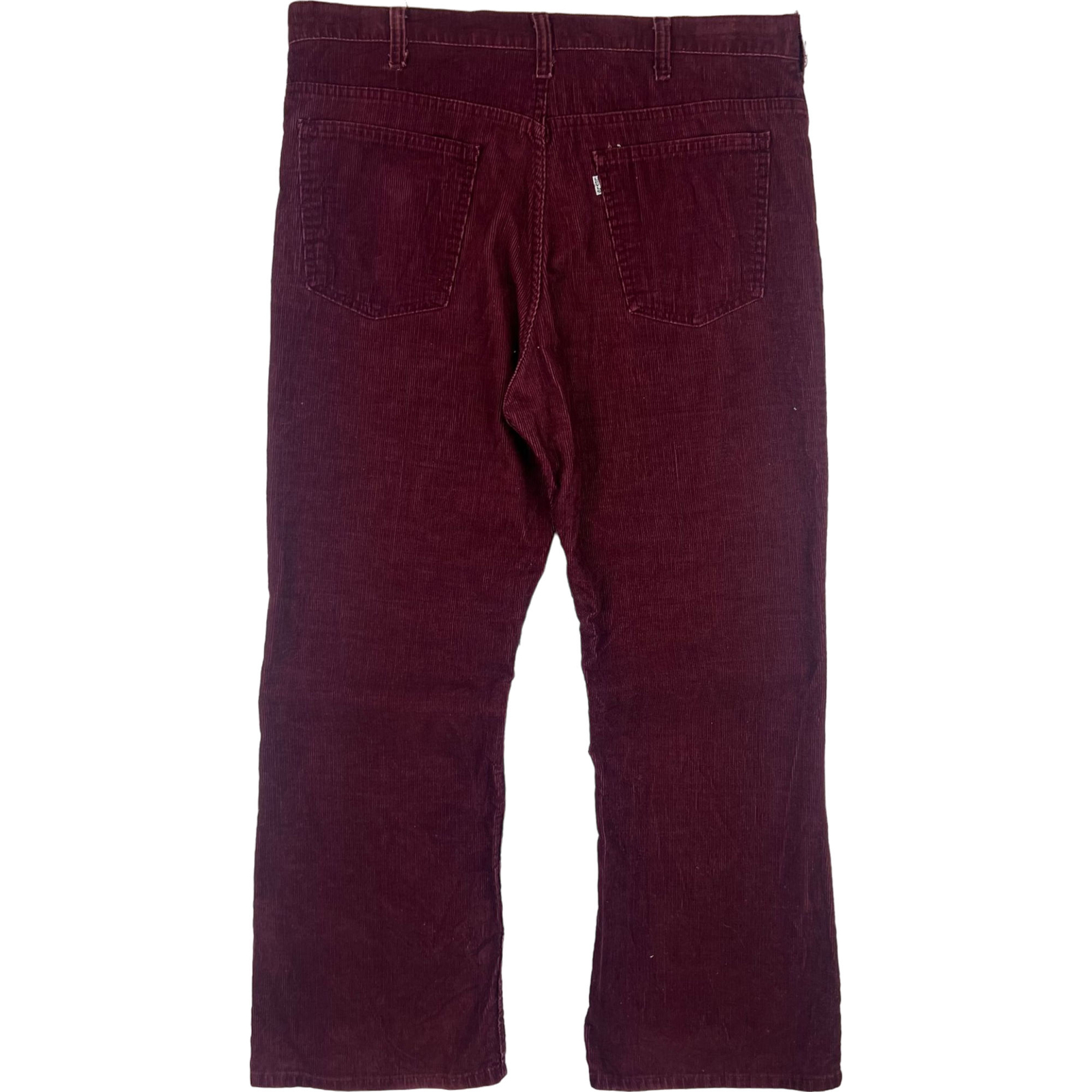 Levi's Men's Burgundy Corduroy Jeans Size 37 image 2