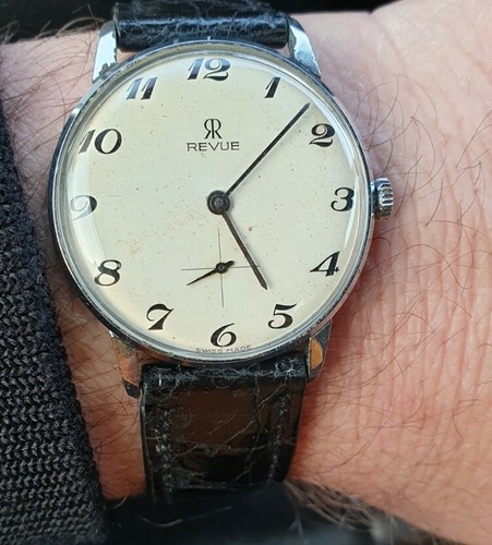 Orologio Vintage Revue Carica Manuale Anni 50 | eBay