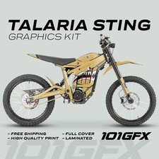 Talaria Sting R Graphics Kit MILITARY SHARK SAND Decals Stickers Laminated Camo
