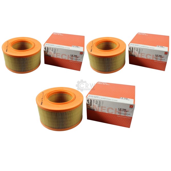 3X Mahle / Knecht Luftfilter LX 720 Air Filter-image