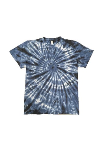 Tie Dye Mens Unisex Cotton T-Shirt Blank Tye Dyed Tee Spiral Tee - Picture 20 of 24