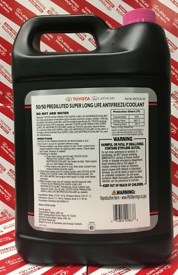 GENUINE TOYOTA SUPER LONG LIFE PINK ANTIFREEZE OEM 00272-SLLC2