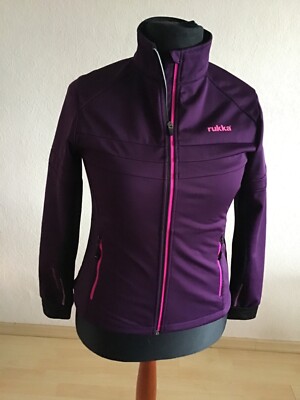 lila Jacke a.w.s soft shell von Rukka in Größe M/38