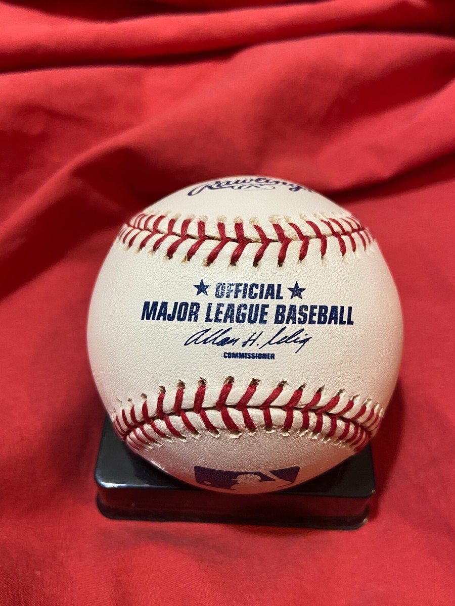 CHIPPER JONES AUTOGRAPHED SIGNED MAJOR LEAGUE BASEBALL OML ATLANTA