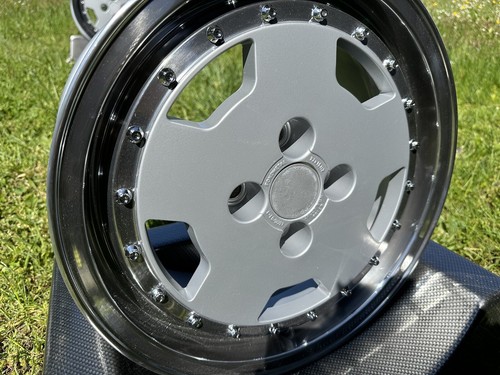 💎4x FONDMETAL 7x15 ET30 4x100 Golf I II E30 Kadett poliert lackiert💎 - Bild 2 von 15