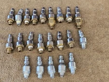 22 Pneumatic Air Tool Swivel Inlet Fitting 1/4" Npt 1/2 Male Plug Quick Coupling