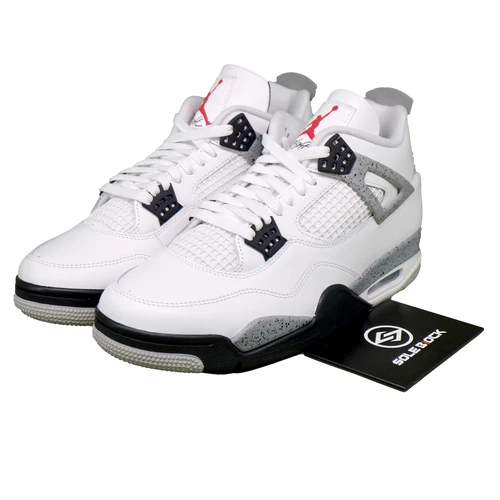 Air Jordan 4 Retro "White Cement" 2025 FV5029-100 Men's Size