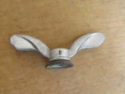 Écrou Papillon Alu 8mm Pour Vélo Ancien - Marque BP, Vintage NOS (New