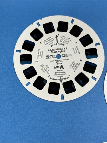 VTG View Master View Stereo Reels 5043 Mount Rainier N.P Washington 3 Piece Set - Picture 2 of 8