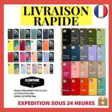COQUE IPHONE SILICONE SE 7/8/X/XS/XR/11/12/13/14 PRO/PRO MAX/MINI