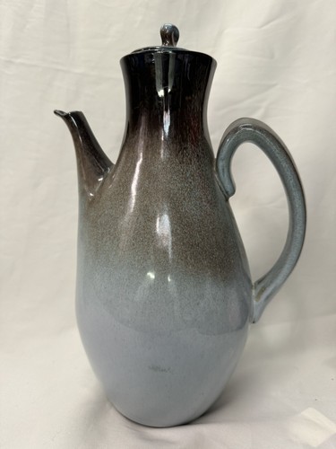 Peter Pots Large 12 Inch Brown Coffee Pot Carafe w/ Cork Stopper - Picture 4 of 11