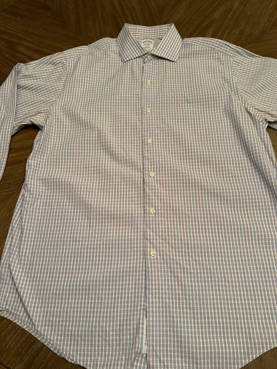 Vintage Brooks Brothers Red/White/Blue Shirt Mens 16-33