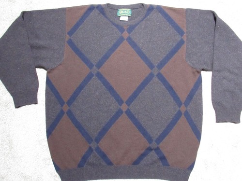 PETER SCOTT Argyle SWEATSHIRT Mens 