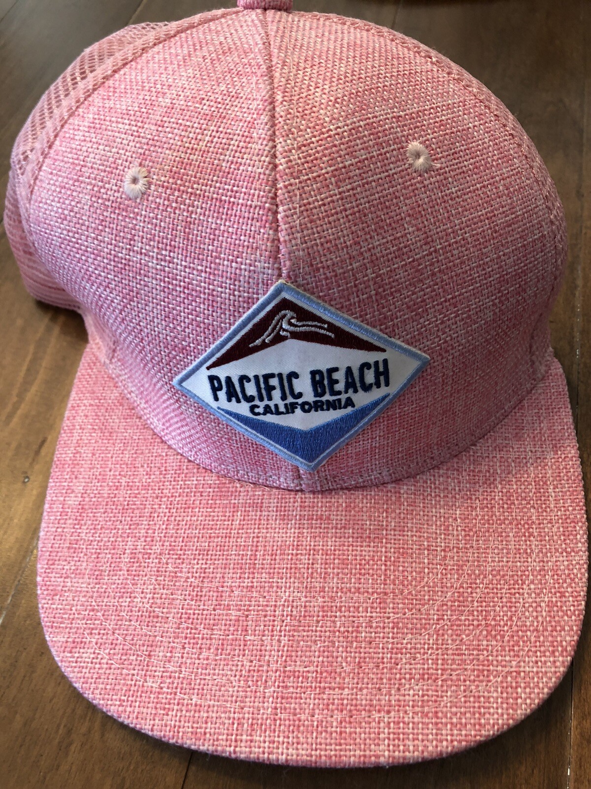 Pit Bull Pacific Beach Patch Hat / Cap Snapback Pink… Gem
